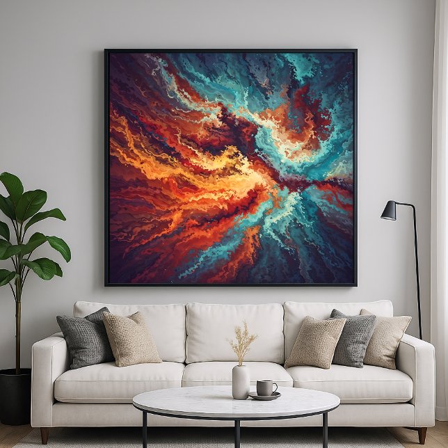 Convergence - Abstract Vibrant Art Poster (Creator Uploaded)
