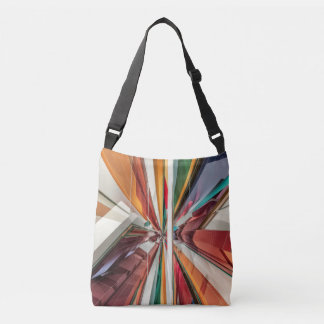 Convergence Burst - Abstract Cross Body Bag