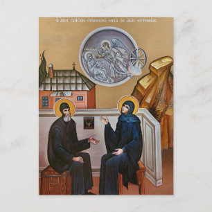 Conversation Between St. Paisios and St. Euphemia Postcard