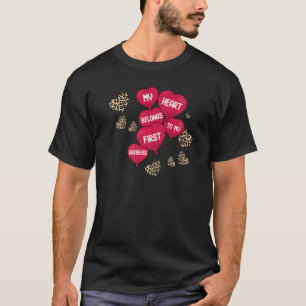 Conversation Heart Love Valentines Day 1st Grade T T-Shirt