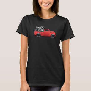 Conversation Heart Truck Valentines Day 5th Grade  T-Shirt