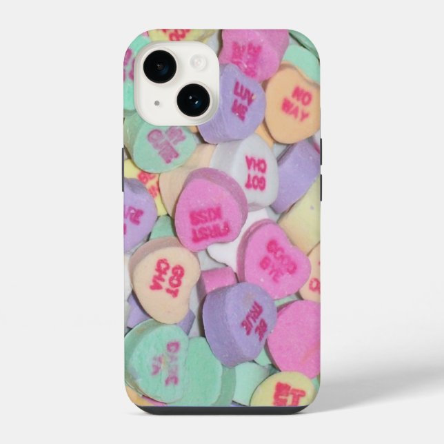 Conversation Hearts iPhone Case (Back)