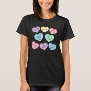 Conversation Hearts Respiratory Therapist Valentin T-Shirt
