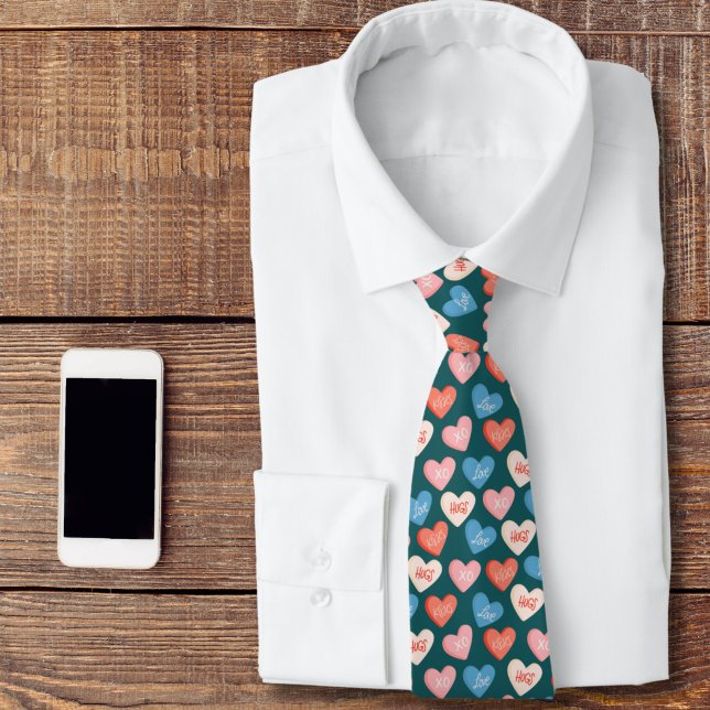 Conversation Hearts Tie (Creator Uploaded)