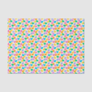 Conversation Hearts Tissue Paper