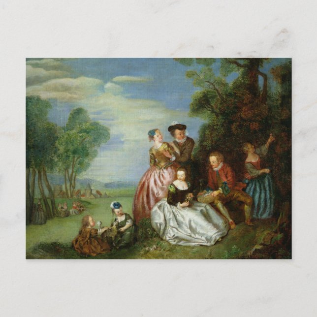 Conversation in a Park Postcard (Front)