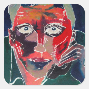 Conversation Square Sticker