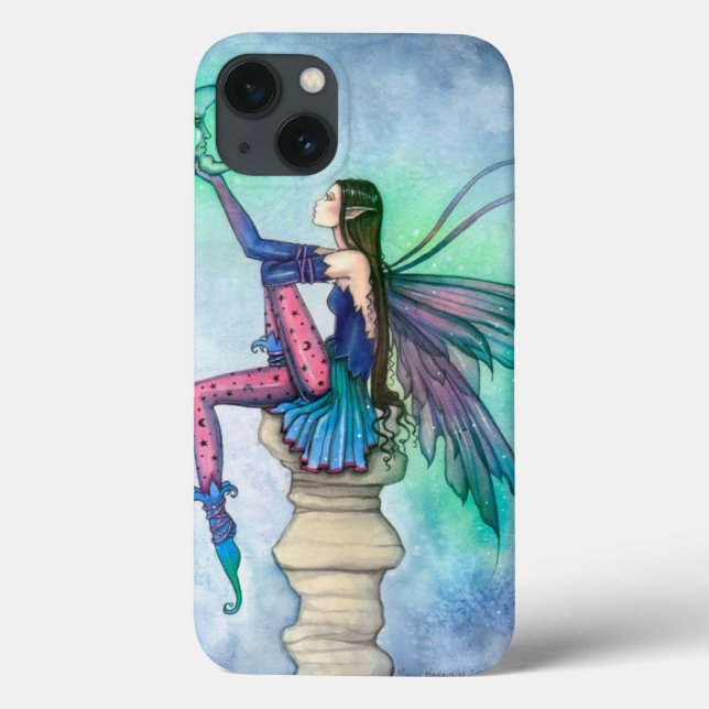 Conversation with the Moon Fairy Fantasy Art Case-Mate iPhone Case (Back)