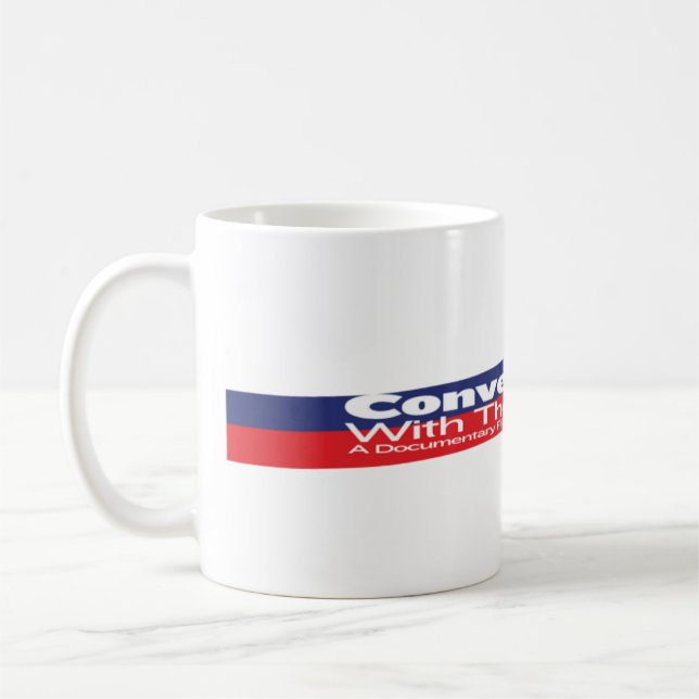Conversations with the Living: Logo Mug (Left)