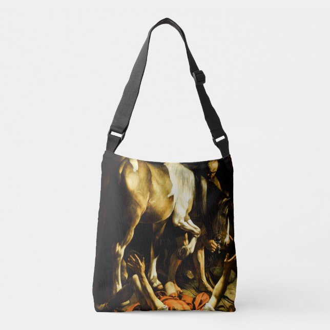 Conversion on the Way to Damascus by Caravaggio Crossbody Bag (Front)