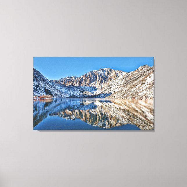 Convict Lake Reflections Canvas Print (Front)