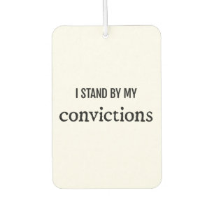 Convictions Air Freshener