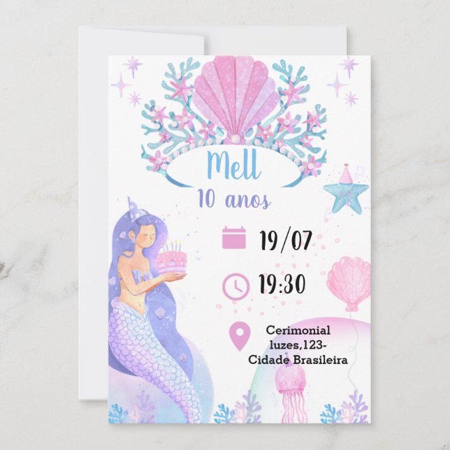 Convite de seria invitation (Front)