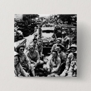 Convoy of Nurses WWII 15 Cm Square Badge