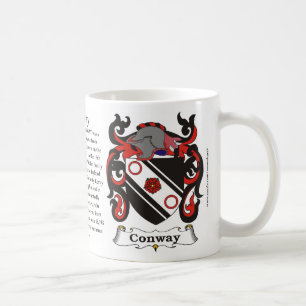Conway Family Coat of Arms Mug