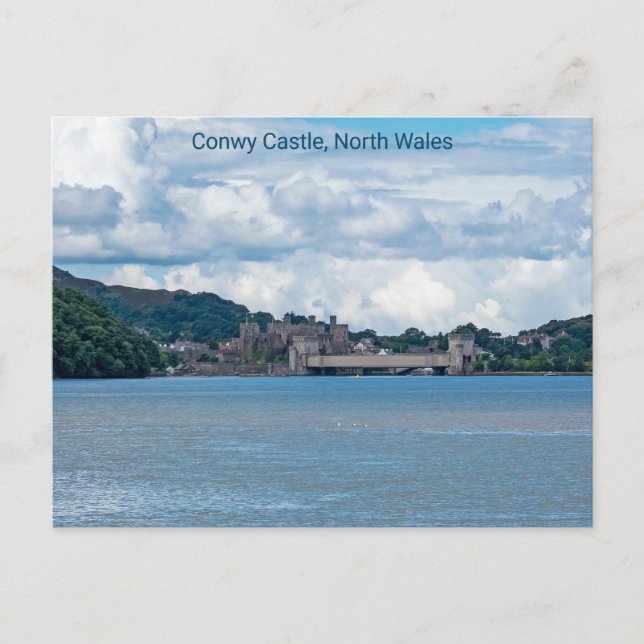 Conwy Castle, North Wales, UK, Postcard (Front)