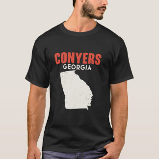 Conyers Georgia USA State America Travel Georgian  T-Shirt