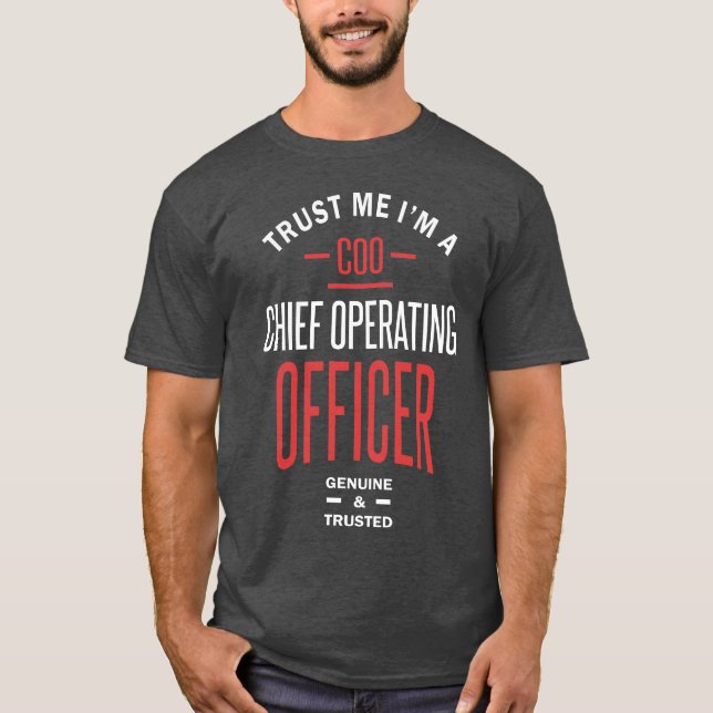 COO - Chief Operating Officer T-Shirt (Front)