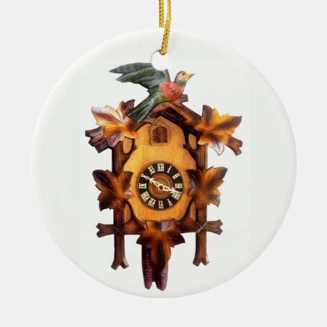 Coo Coo Ceramic Tree Decoration (Front)