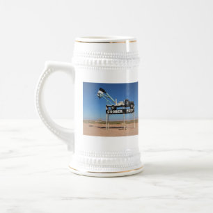 Coober Pedy Outback Australia Souvenir Photo Beer Stein