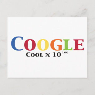 Coogle   Cool x 10^100 Gifts Postcard