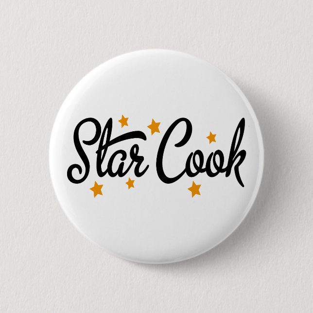 cook 6 cm round badge (Front)
