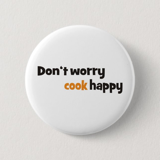 cook 6 cm round badge (Front)