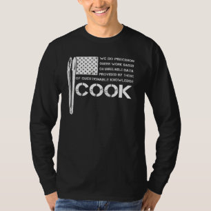 Cook American Usa Flag Vintage Perfect For Men Wom T-Shirt