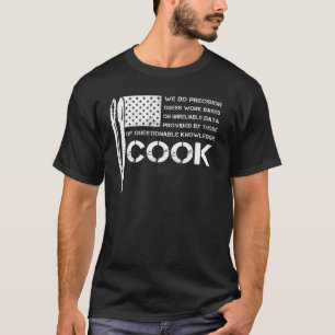 Cook American Usa Flag Vintage Perfect For Men Wom T-Shirt