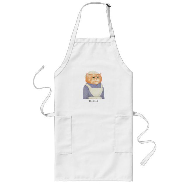 COOK CAT Long Apron (Front)