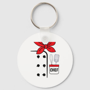 Cook Chef Coat Costume Funny Halloween Shirt Kids  Key Ring