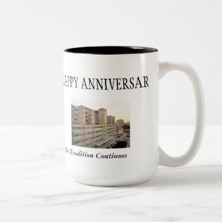 Cook County Hospital 10 year Anniversary Two-Tone Coffee Mug
