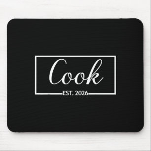 Cook Est Chef Cooking Culinary Graduation Mouse Pad