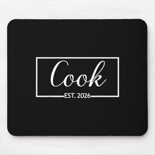 Cook Est Chef Cooking Culinary Graduation Mouse Pad (Front)