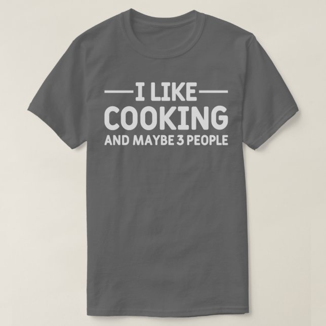 Cook Funny Cooking  T-Shirt (Design Front)