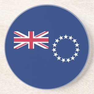 Cook Islands Flag Coaster