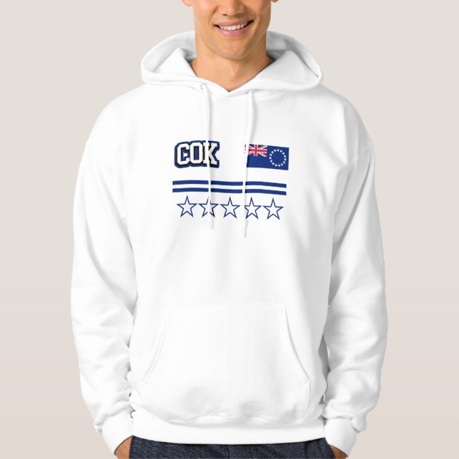 Cook Islands Flag Hoodie (Front)