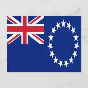 Cook Islands - Flag - Postcard