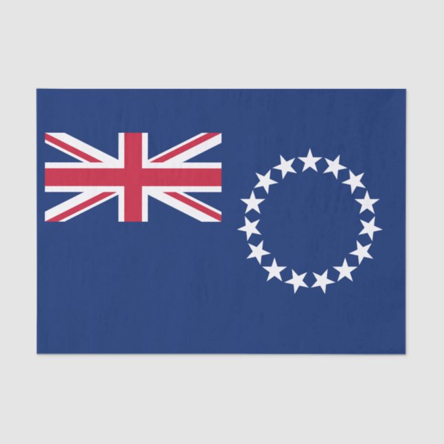 Cook Islands Flag Tissue Paper (Front)