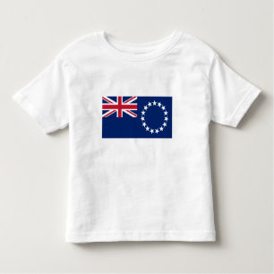 Cook Islands Flag Toddler T-Shirt