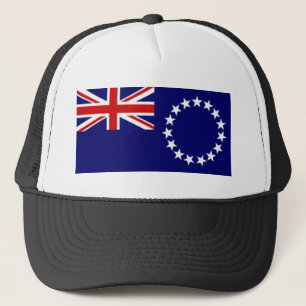 Cook Islands Flag Trucker Hat