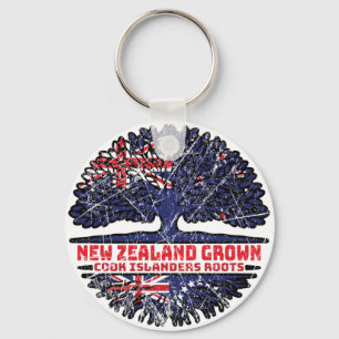 Cook Islands Islander New Zealander New Zealand Key Ring