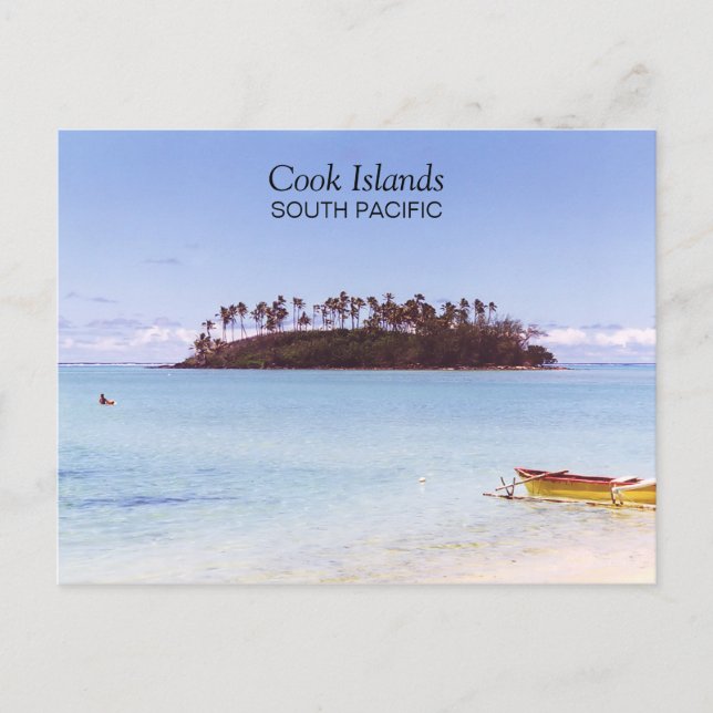 Cook Islands South Pacific Photo Circa 1998 Postcard (Front)