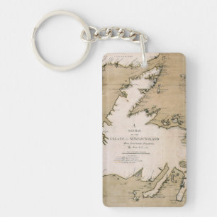 COOK: NEWFOUNDLAND, 1763 KEY RING