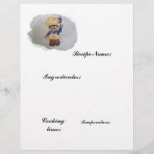 cook recipe paper