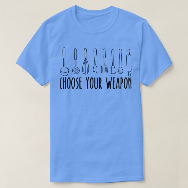Cook With Cooking Utensils For The Kitchen  T-Shirt (Design Front)