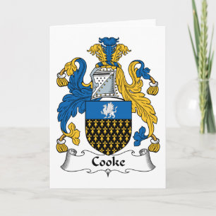 Cooke Family Crest Card