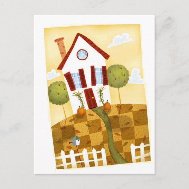 cooked house postcard (Front)