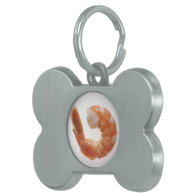 Cooked Shrimp Pet Name Tag (Front Right)