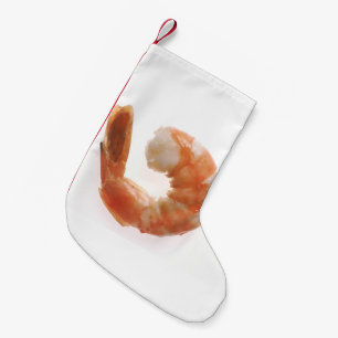 Cooked Shrimp Small Christmas Stocking